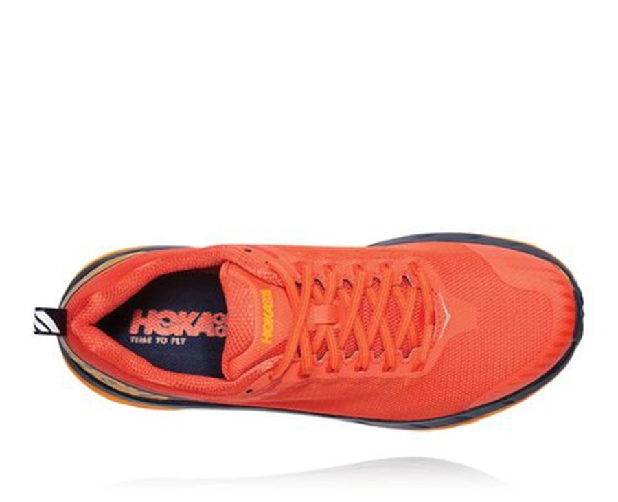 Tenis Hoka One One Trail Hombre Rojos - Challenger Atr 5 - VXAM83967